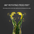 HERCULES Topwater Frog Soft Lures with Rotating Flippers HERCULES