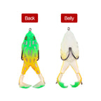 HERCULES Topwater Frog Soft Lures with Rotating Legs HERCULES