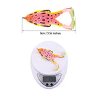 HERCULES Topwater Frog Soft Lures with Rotating Legs HERCULES