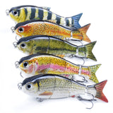 HERCULES 4.5" Multi Jointed Swimbaits Fishing Lure HERCULES