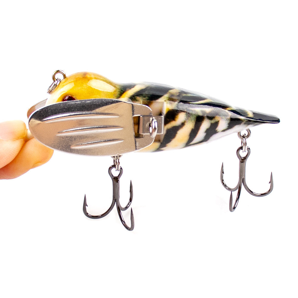 Winged Topwater Fishing Lure – Foldable Prop Wings Surface Bait HERCULES