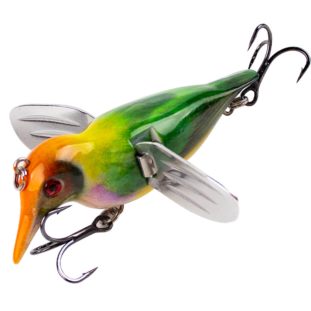 Winged Topwater Fishing Lure – Foldable Prop Wings Surface Bait HERCULES