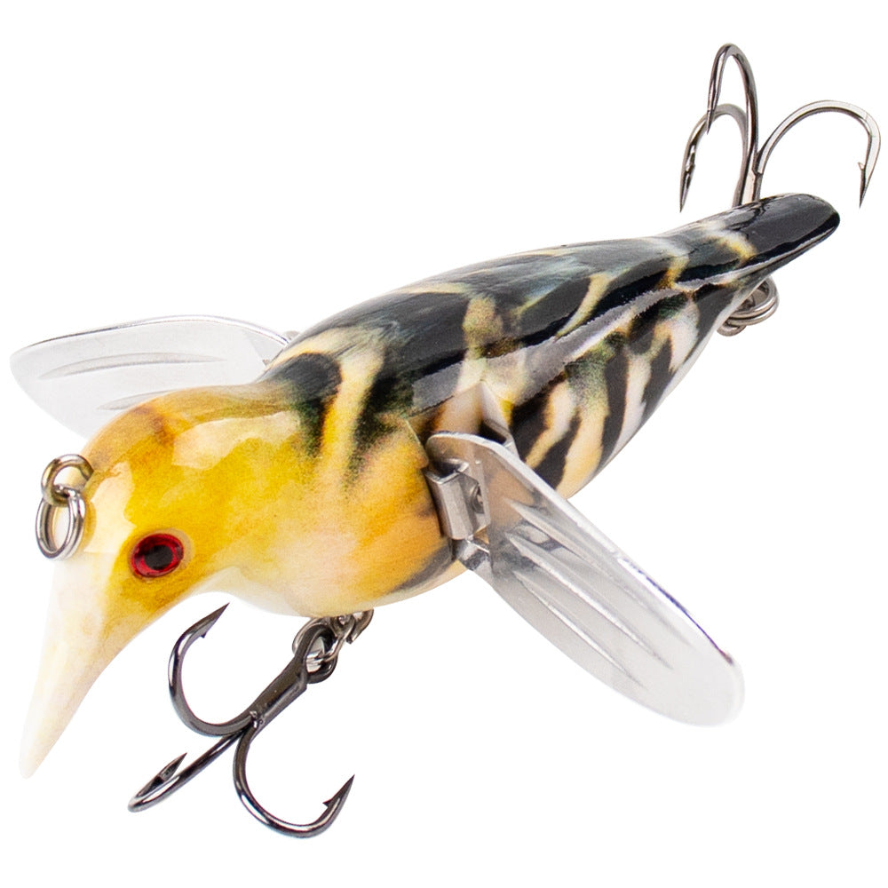 Winged Topwater Fishing Lure – Foldable Prop Wings Surface Bait HERCULES
