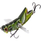 Topwater Grasshopper Lure with Foldable Wings Floating Crawler Bait HERCULES