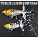 HERCULES Topwater Fishing Lures with Double Floating Rotating Tails HERCULES