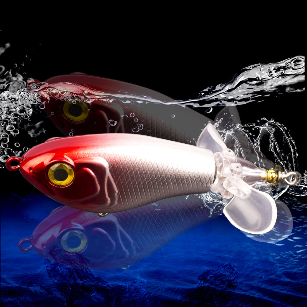 HERCULES Topwater Fishing Lures with Double Floating Rotating Tails HERCULES