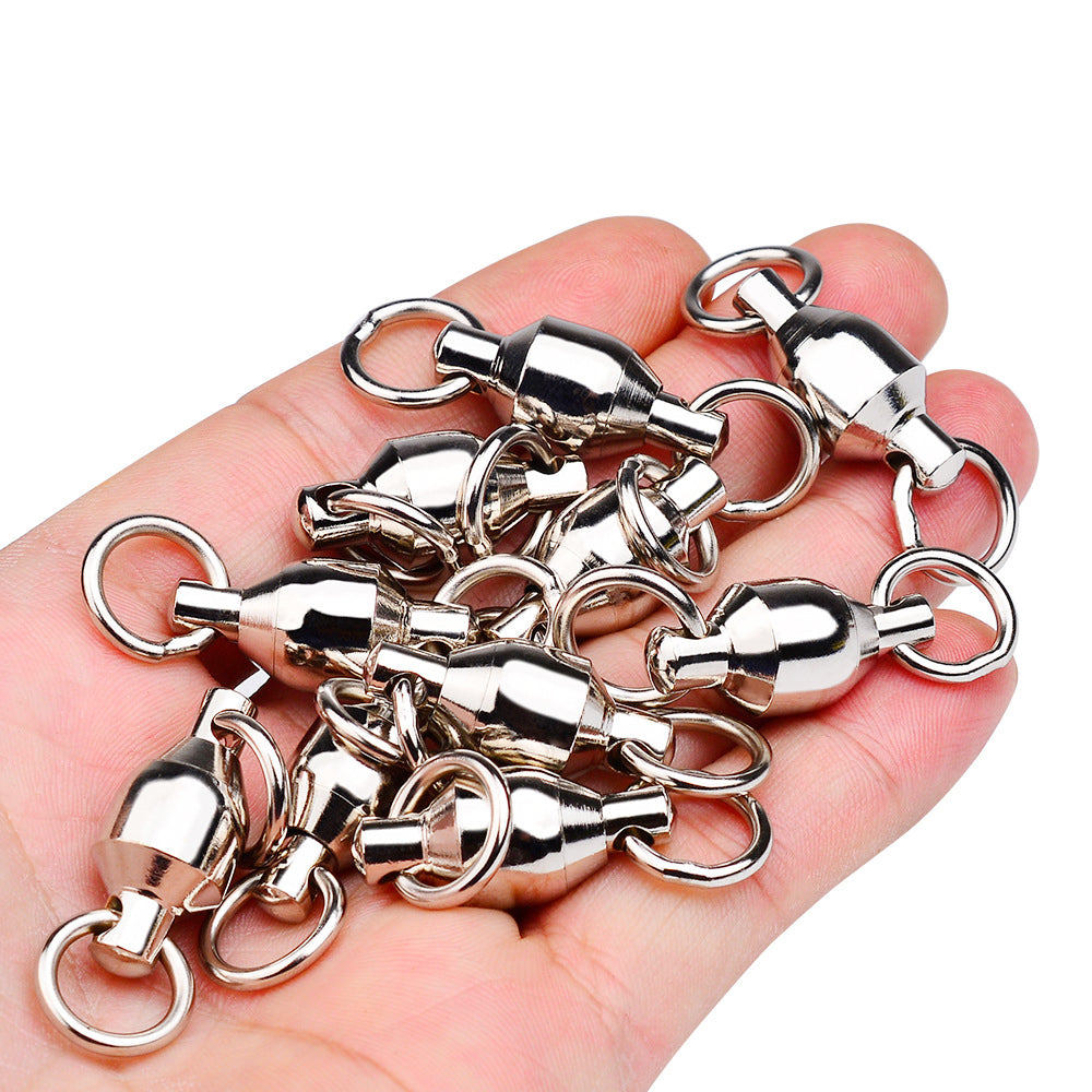 Fishing Ball Bearing Swivels with Solid Rings Pack of 10 HERCULES