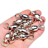 Fishing Ball Bearing Swivels with Solid Rings Pack of 10 HERCULES