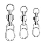 Fishing Ball Bearing Swivel with Oval Snap Pack of 10 HERCULES