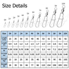 Ball Bearing Swivel with Reinforced Duo Lock Snap Pack of 10 HERCULES