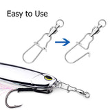 Ball Bearing Swivel with Reinforced Duo Lock Snap Pack of 10 HERCULES