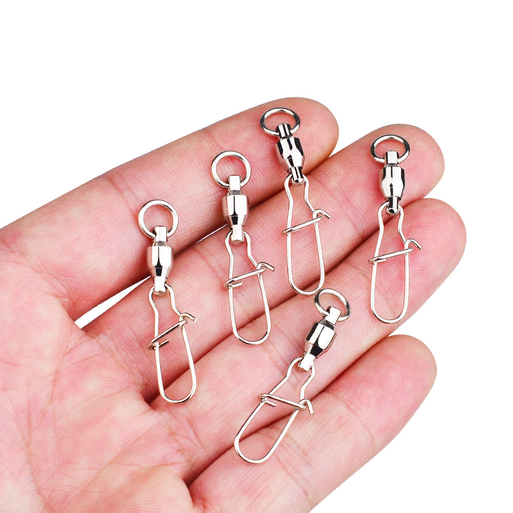 Ball Bearing Swivel with Reinforced Duo Lock Snap Pack of 10 HERCULES