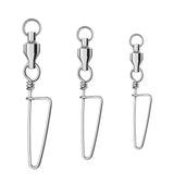 Fishing Ball Bearing Swivels with Coastlock Snaps Pack of 10 HERCULES