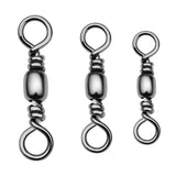 Stainless Steel Barrel Swivel with Snap for Fishing Lures HERCULES