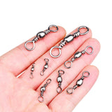 Stainless Steel Barrel Swivel with Snap for Fishing Lures HERCULES