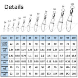 Fishing Snap Swivel Connector – Quick Change Rolling Swivels HERCULES