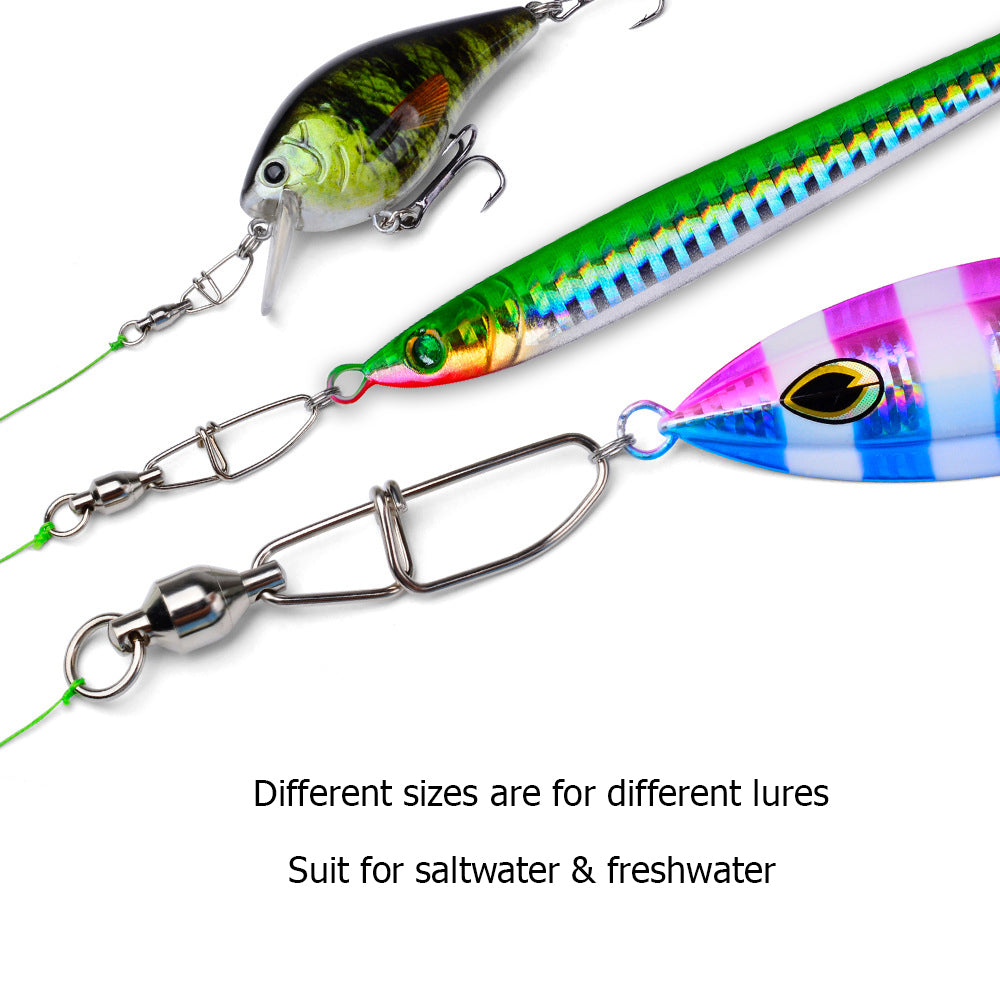 Fishing Snap Swivel Connector – Quick Change Rolling Swivels HERCULES