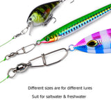 Fishing Snap Swivel Connector – Quick Change Rolling Swivels HERCULES