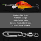 Fishing Coastlock Snap Swivels – Quick Change Lure Connectors Hercules Fishing Tackle