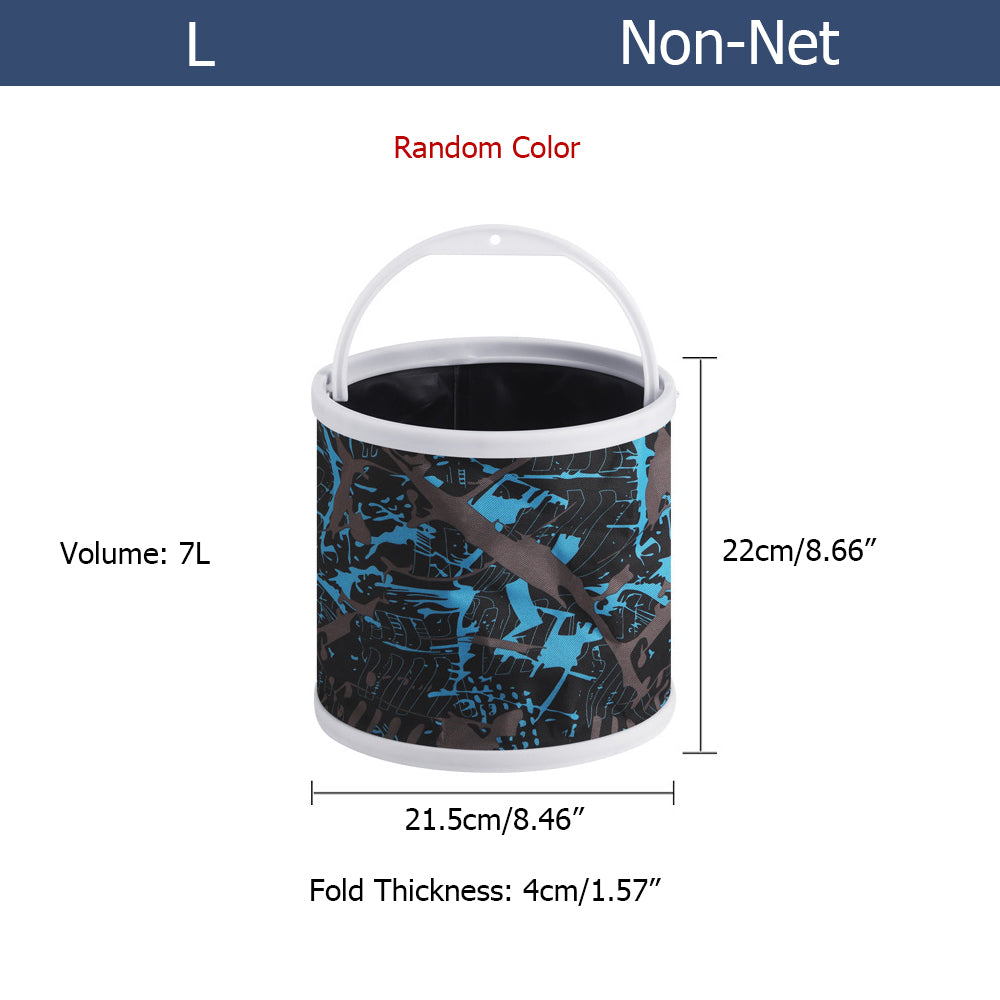 Collapsible Canvas Fishing Bucket Water Bucket HERCULES