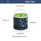 Collapsible Canvas Fishing Bucket Water Bucket HERCULES