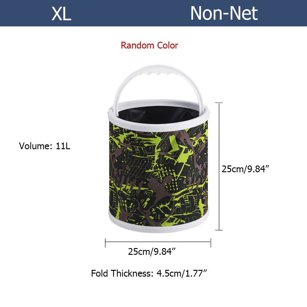 Collapsible Canvas Fishing Bucket Water Bucket HERCULES