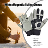 Winter Fishing Gloves with Magnetic Fingertips & Anti-Slip Palm HERCULES