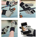 Winter Fishing Gloves with Magnetic Fingertips & Anti-Slip Palm HERCULES