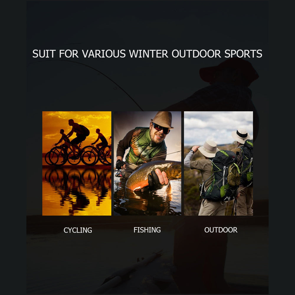 Winter Fishing Gloves with Magnetic Fingertips & Anti-Slip Palm HERCULES