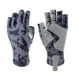 Quick-Dry Lightweight Fishing Gloves Half Finger HERCULES