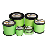 HERCULES 100M-2000M Fluorescent Green 6lb-100lb PE Braided Fishing Line 4 Strands HERCULES