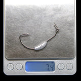 Weighted Swimbait Hooks with Twist Lock, Pack of 20pcs HERCULES