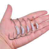 Weighted Swimbait Hooks with Twist Lock, Pack of 20pcs HERCULES