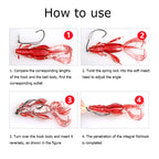 Weighted Swimbait Hooks with Twist Lock, Pack of 20pcs HERCULES