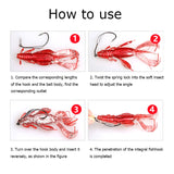 Weighted Swimbait Hooks with Twist Lock, Pack of 20pcs HERCULES