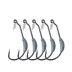 Weighted Swimbait Hooks with Twist Lock, Pack of 20pcs HERCULES