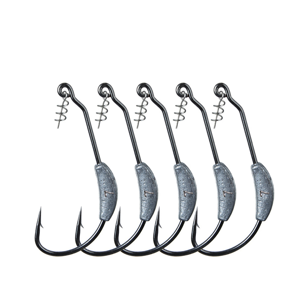 Weighted Swimbait Hooks with Twist Lock, Pack of 20pcs HERCULES
