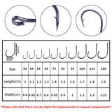 Barbed Iseni Fishing Hooks – Gold/Black, 100/500PCS