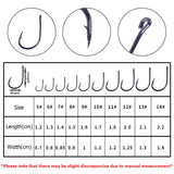 Barbed Iseni Fishing Hooks – Gold/Black, 100/500PCS