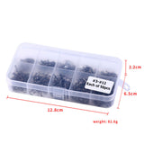 Barbed Iseni Fishing Hooks – Gold/Black, 100/500PCS