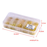 Barbed Iseni Fishing Hooks – Gold/Black, 100/500PCS