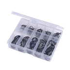 Barbed Iseni Fishing Hooks – Gold/Black, 100/500PCS