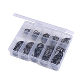 Barbed Iseni Fishing Hooks – Gold/Black, 100/500PCS