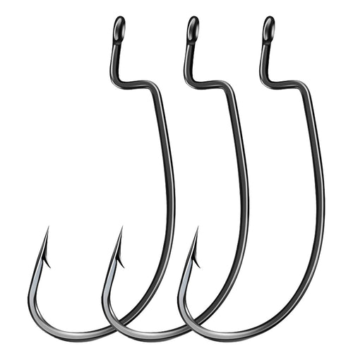 HERCULES EWG Worm Hooks with Holes 50pcs Soft Bait Fishing Hooks HERCULES