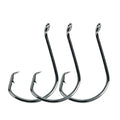 High Carbon Steel Single Hooks Black Nickel Eagle Beak Fishing Hooks HERCULES