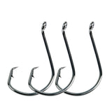 High Carbon Steel Single Hooks Black Nickel Eagle Beak Fishing Hooks