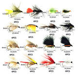 HERCULES Fly Fishing Flies Kit, Dry Flies, Wet Flies HERCULES SALE