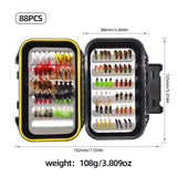 HERCULES Fly Fishing Flies Kit, Dry Flies, Wet Flies, Nymphs, Streamers with Box HERCULES SALE