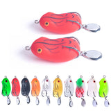 HERCULES Topwater Frog Lure Soft Fishing Lure with Sequin HERCULES