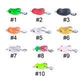 HERCULES Topwater Frog Lure Soft Fishing Lure with Sequin HERCULES